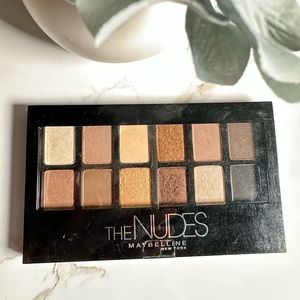 Maybelline The Nudes Eyeshadow Palette (Lightly Used/Missing Brush)